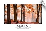 ケイトlillyson壁Peel「インスピレーション壁アートプリントポスター: Imagination Is More Important Than Knowledge 24" x 16" 10547