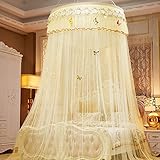huehfuegfドームMosquito Net、プリンセス風Palace暗号化Thickenedベッドcanopy-g King