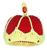 GEMVIE 赤ちゃん 写真の服 帽子 国王 コスチューム 撮影 ベビー服 レッド 誕生日 結婚式 パーティー ギフト 可愛い ハット 新生児3-6ヶ月に