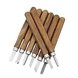 Anself 3pcs/8pcs/12pcs 彫刻刀 ツール 手作り 木製カットナイフキット 木版DIYツール 木工彫刻刀 木彫り アートナイフ
