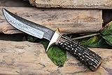 bmk-106 Rattle Snakeナイフ9.5 & # x2033 ; Long 5ブレード」8オンスHunting固定刃Bowie Skinnerサバイバルハンドメイドダマスカスナイフブラック