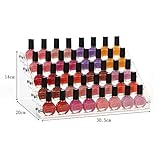 XL® ネイルポリッシュディスプレイラック収納ボックスマニキュアショップではアクリルラックラックをマウント表示しますXFL335 (5)