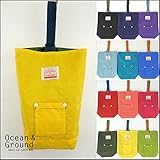 【名入れ刺繍可能】OCEAN&GROUND(オーシャンアンドグラウンド)シューズバッグ GOODAY ONE,LMライム