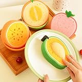 LuxBene(TM) ランダムクリニーク新しいフルーツの形クリーニングスポンジ丈夫なキッチン料理の表のクリーニングツールC20によって色