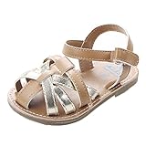 (プタス) Putars 赤ちゃん靴 夏 サンダル 金色 銀色 クロス模様 縄編み ファーストシューズ やわらかい 歩行練習 履きやすい 履き心地いい つま先保護 マジックテープ 女の子 男の子 ベビ