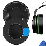 Geekria イヤーパッド Sport 互換性 パッド レイザー Razer Thresher Ultimate, Thresher 7.1, Thresher Tournament Edition ヘッドホンに対応 パッド イヤー/イヤーカップ (冷却ジェル/黒い)