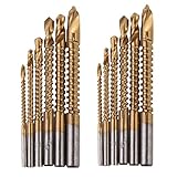 "【Alimama】 のこぎりドリル 刃 3～8mm 12本セット 鉄工用ドリルキリ 工具ドリルビット 電気ドリル インパクトドライバ"