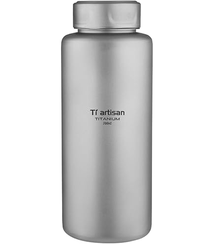 Amazon | [バーゴ] VARGO Titanium Water Bottle T-438 チタニウム