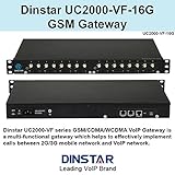dinstar uc2000-vf-16g 16-ports GSM / CDMA / WCDMA VoIPゲートウェイ