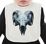 Animal Skull ネクタイを有する有機ビブ Medium