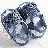 tenworldベビー乳児女の子Prewalker靴、夏ソフトソールアンチスリップサンダル 12cm