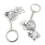 Arts CraftsファッションジュエリーMaking Findingsキーリングチェーンタグクラスプキーリングキーチェーンx0db1 X Goldfish シルバー X0DB1XS84F_100