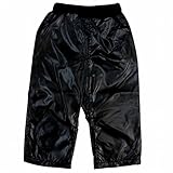 パンツ ズボン ベビー 裏メッシュ 撥水 ウインドブレーカー ブラック 80