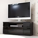 タンスのゲン テレビ台 完成品 コーナー キャスター付き GOD ゴッド ブラック 01070308 BK