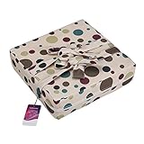 Lalawow お食事クッション ベビー用チェアクッション こどもクッション 椅子クッション ドット柄 かわいい (イエロー)