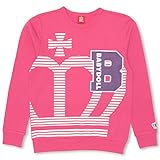 BABYDOLL（ベビードール） ボーダーロゴトレーナー 男女兼用 L ピンク