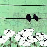 Oopsy Daisy Mud Lake Stretched Canvas Wall Art by Rachel Austin, 18 by 18-Inch [並行輸入品]