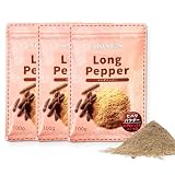 SPANION ヒハツパウダー 100g × 3袋セット 農薬検査合格 国内製造 ロングペッパー ヒハツ フレーバーパウダー クッキー・ケーキ