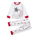 (プタス)Putars ベビー服 子供服 上下セット Tシャツ 男の子 クリスマス サンタクロース 部屋着 パジャマ 可愛い 記念日 プレゼント 1-6歳