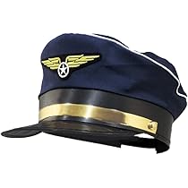Navy Blue Airline Captain Pilot Aviator 