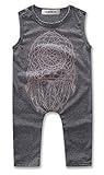 StylesILove新生児乳児幼児ベビーBoy Dream Catcherノースリーブロンパース カラー: グレー