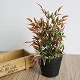 NIUA 鉢植え造花　造花　ホーム、パーティー、誕生日、廊下、庭園、コーヒーショップ、オフィス、机との装飾 人工観葉植物 手芸 綺麗 枯れない スーツ 家庭装飾品　雑貨 お誕生日 お祝い ギフト イン