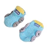 Impression 1足セットベビー 靴下 キッズ 子供 靴下 ホーム 靴下 滑り止め 靴下 通学 通気性 キッズ ソックス かわいい車のスタイリング ベビー 靴下 (S(8-10cm), A)