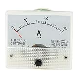 uxcell アナログ電流計 85L1-A AC0-30A クラス2.5 電流試験流速計