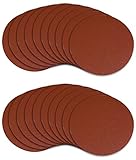 POWERTEC 45510 5 PSA 100 Grit Aluminum Oxide Sanding Disc (20 Pack) by POWERTEC