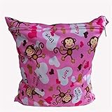 SMO 布ナプキンにも最適! 抗菌?消臭おむつポーチ (猿)