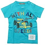 《春夏対応》 nico hrat(ニコフラート) 製品洗い加工済み 42/2天竺F1半袖Tシャツ 120cm /BL NO.B-270102