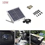 水中ポンプ ソーラーウォーターポンプ 庭噴水池 ソーラーパネルで省エネ　池でも使えるソーラー池ポンプ