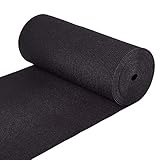 BENECREAT 全長3m幅15cm黒色織ゴム 平ゴム 強い弾力 服 ベルト交換 裁縫用 手芸 手作り素材