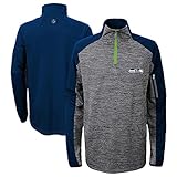 Seattle Seahawks Youth NFL「Paramount " 1 / 4 Zipプルオーバースウェットシャツ S