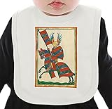 Manuscript illumination ネクタイを有する有機ビブ Medium