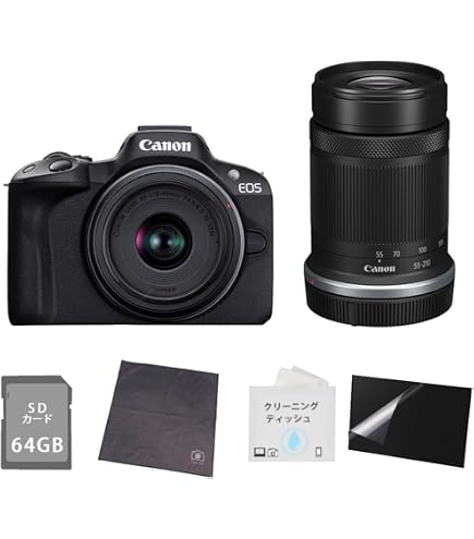 Amazon | Canon ミラーレス一眼カメラ EOS R50 ダブルズームキット(RF