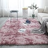 モダン ラグ リビング コーヒーテーブル カーペット 滑り止め付 ラグカーペット ホットカーペット対応 7色選べる じゅうたん 80*200cm ベッドサイドカーペット 絨毯 センターラグ ノンスリップ ピンク ふかふか コンフォート