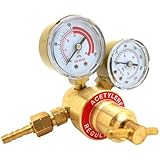 Simplyシルバー – デュアルゲージAcetyleneソリッド真鍮レギュレータ4溶接Victorガストーチ切断
