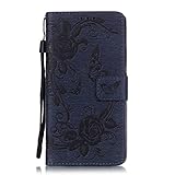 OMATENTI Huawei P9 Lite ケース, Huawei P9 Lite 高級PUレザー ケース 手帳型 保護ケース カード収納ホルダー付き 横置きスタンド機能付き マグネット式 スマホ