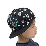 Domybest 可愛い子供帽子 キャップ ベビー 赤ちゃん ベースボールキャップ　スナップバック帽子　野球帽　ユニセックス 男女兼用　春 夏 秋 通学 通園 お出かけ UVカット　48cm-54cm