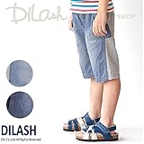 (ディラッシュ) DILASHライトオンスデニムハーフパンツ（４．５分丈）/夏 90 ブルー