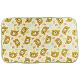 ベビー布団用 敷きパット あったか 起毛 冬物 キャラクター 全3種 70cm×120cm pzm01 イエロー