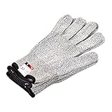 耐久手袋保護手袋 - 高性能レベル5保護、食用グレード手持ち安全のためのキッチン手袋、庭作業、キッチングローブ1ペア（小）