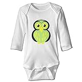面白い 男の子と女の子 かわいい フクロウ ポスター Tシャツ カジュアル White Size 24 Months