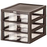 ジェイイージェイ（JEJ） アプロス B4 深型3 収納ボックス プラケース 押入れ チェスト ストッカー