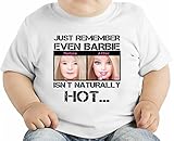 Just Remember Even Barbie Slogan オーガニックベビーTシャツ 3-6 Months