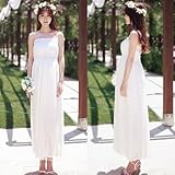 【10000108651】（アイボリー）チューブトップ　シフォン素材　エレガンス　パーティードレス　マタニティ　ワンピース　マタニティフォト マタニティ　結婚式