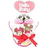 おむつケーキ 1段 おむつケーキ ディズニー ミッキー ミニー 1段 出産祝い ベビーギフト disney19_32
