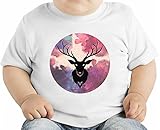 Colourful Deer オーガニックベビーTシャツ 12 - 18 Months