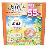 P&G ボールドジェルボール 4D 心弾けるシトラス&ヴァーベナの香り つめかえ 詰め替え 詰替 メガジャンボサイズ 55個入